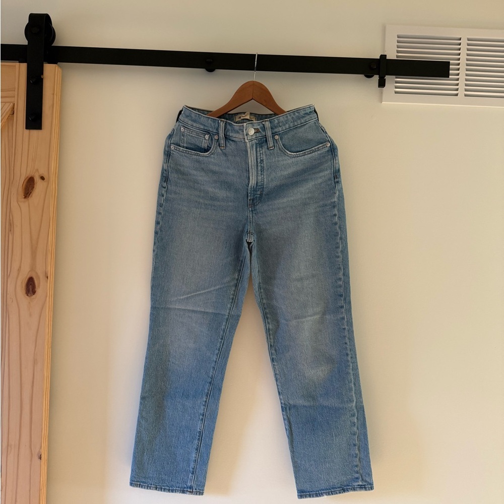 Madewell Light Blue Straight Leg Jeans